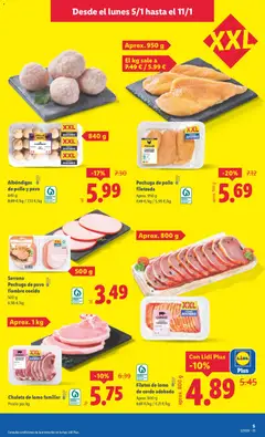 Vista previa Filetes de lomo de cerdo adobado, Aprox. 800 g válido desde el 05.01.2026 | Página: 7