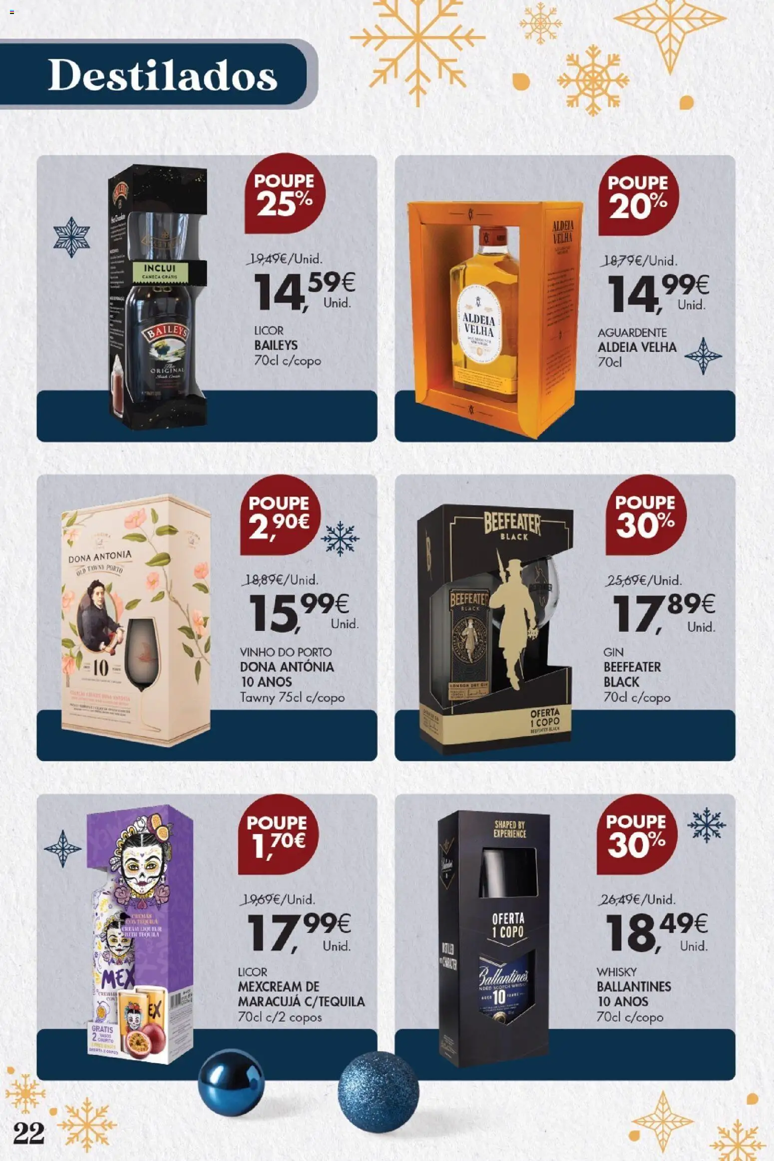 Pingo Doce - Vinhos de Natal │ válido de 02.12.2025 | Página: 22 | Produtos: Whisky, Caneca, Vinho, Gin