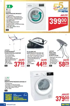 Metro angebote Profi ab 19.02.2026 gültig | Seite: 54 | Produkte: Waschmaschine, Steckdose