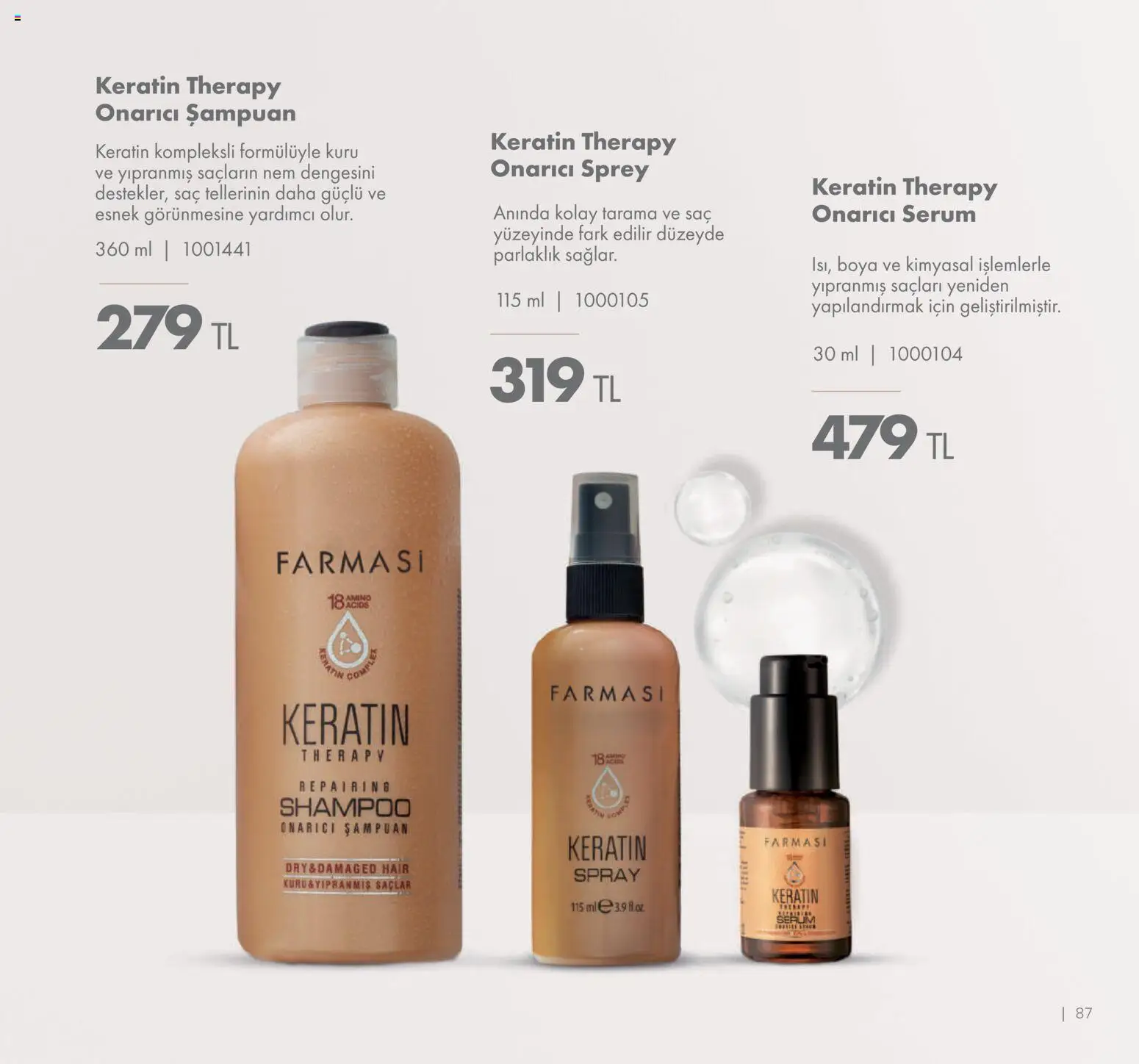 Farmasi Katalog - 01.01.2026 tarihinden itibaren geçerlidir | Sayfa: 87 | Ürünler: Şampuan