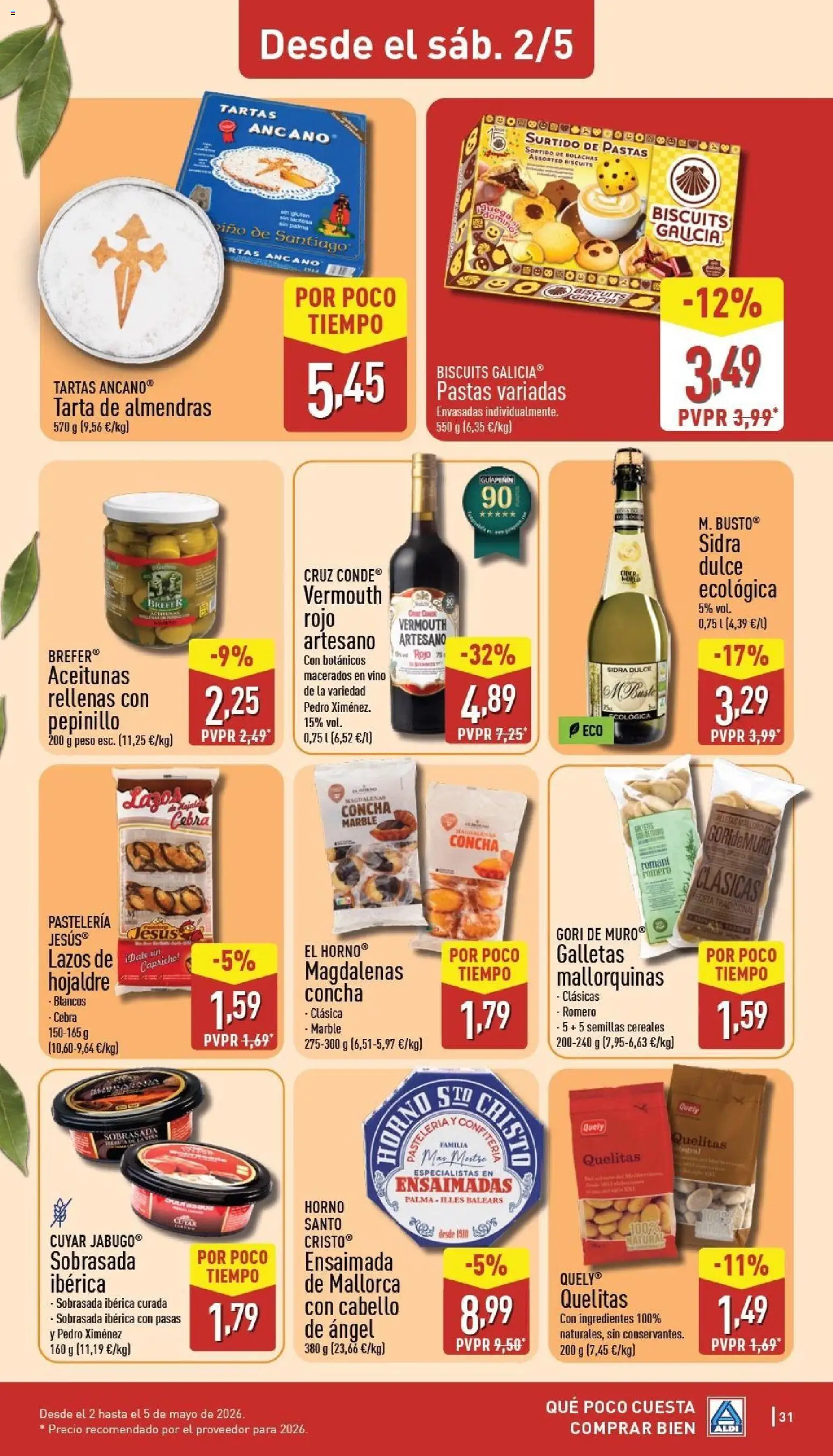 Aldi folleto Canarias │ válido desde el 27.04.2026 | Página: 31 | Productos: Κρεμάστρα, Vino, Cereales, Peso