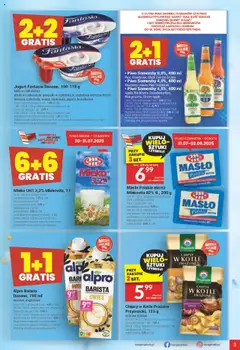 Twój Market Gazetka od 30.07.2025 | Strona: 3 | Produkty: Alpro, Jogurt, Czekolada, Piwo