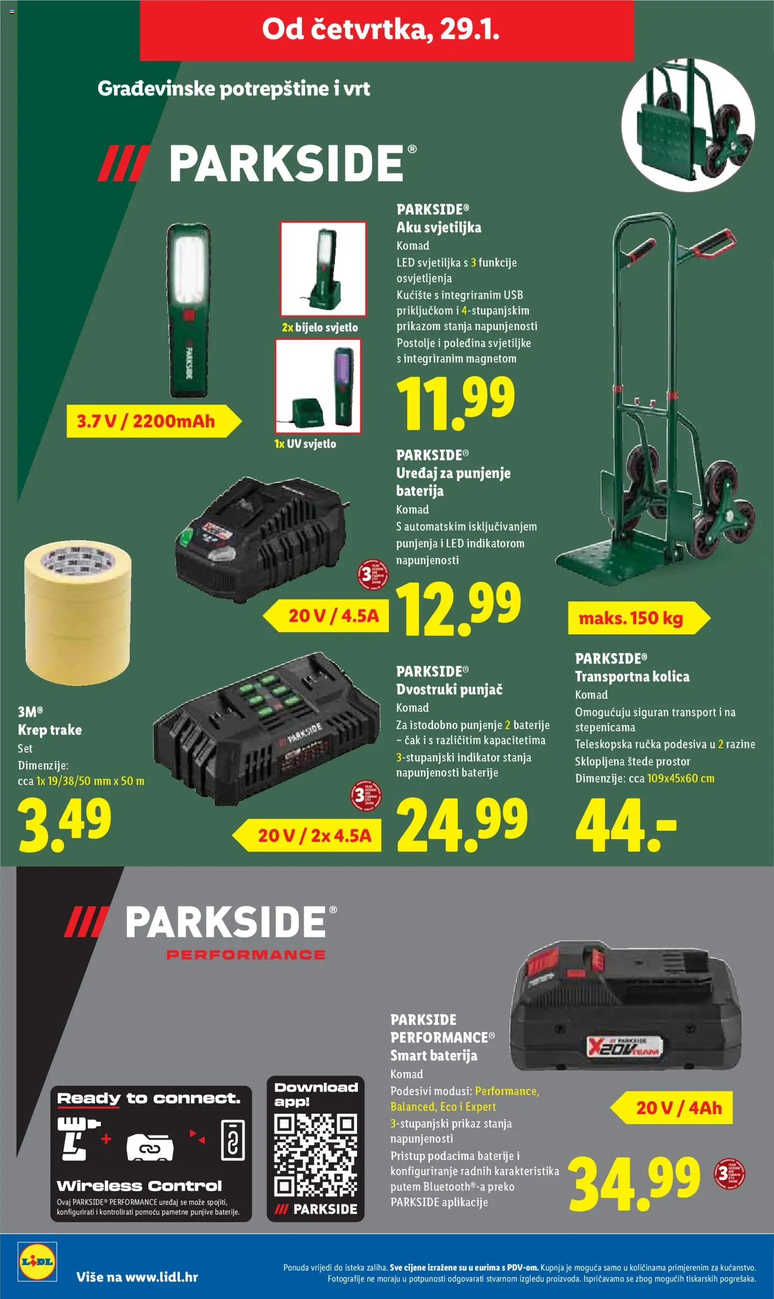 Lidl katalog | vrijedi od 26.01.2026 | Stranica: 30 | Proizvodi: Baterija, Svjetiljka, Kolica, Baterije