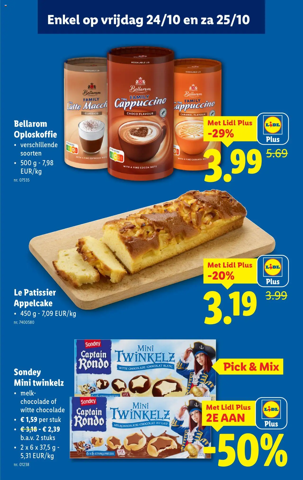 {H1} | Pagina: 61 | Producten: Cake, Cappuccino, Melk, Chocolade