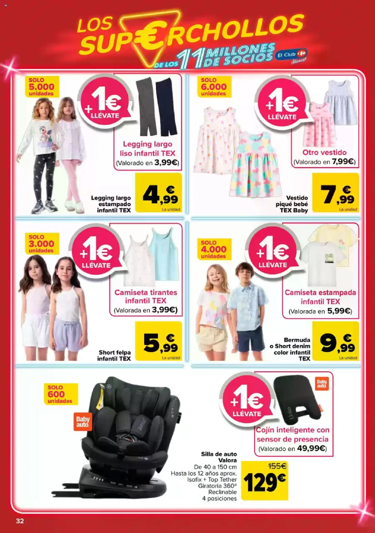 Carrefour Super chollos │ válido desde el 23.04.2026 | Página: 32 | Productos: Cojín, Silla