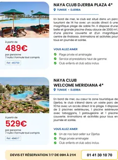 Auchan - Auchan voyages : vacances en Tunisie - Voorbeeld van een folder van Auchan, geldig van 01.03.2026 | Pagina: 2 | Producten: NOS, La, Bord