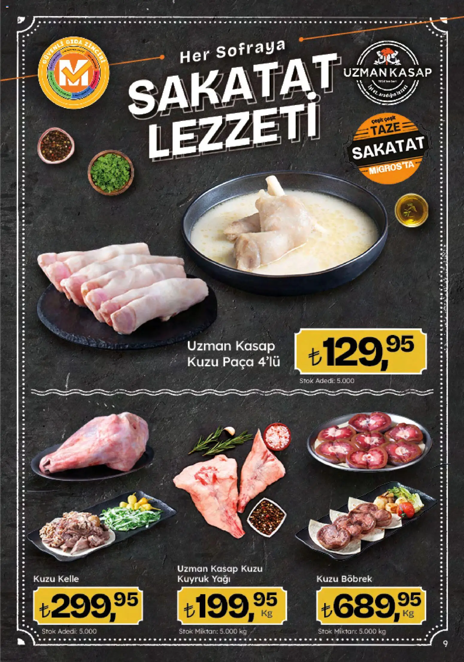 Migros Katalog - Migroskop - 12.02.2026 tarihinden itibaren geçerlidir | Sayfa: 9 | Ürünler: Sakatat