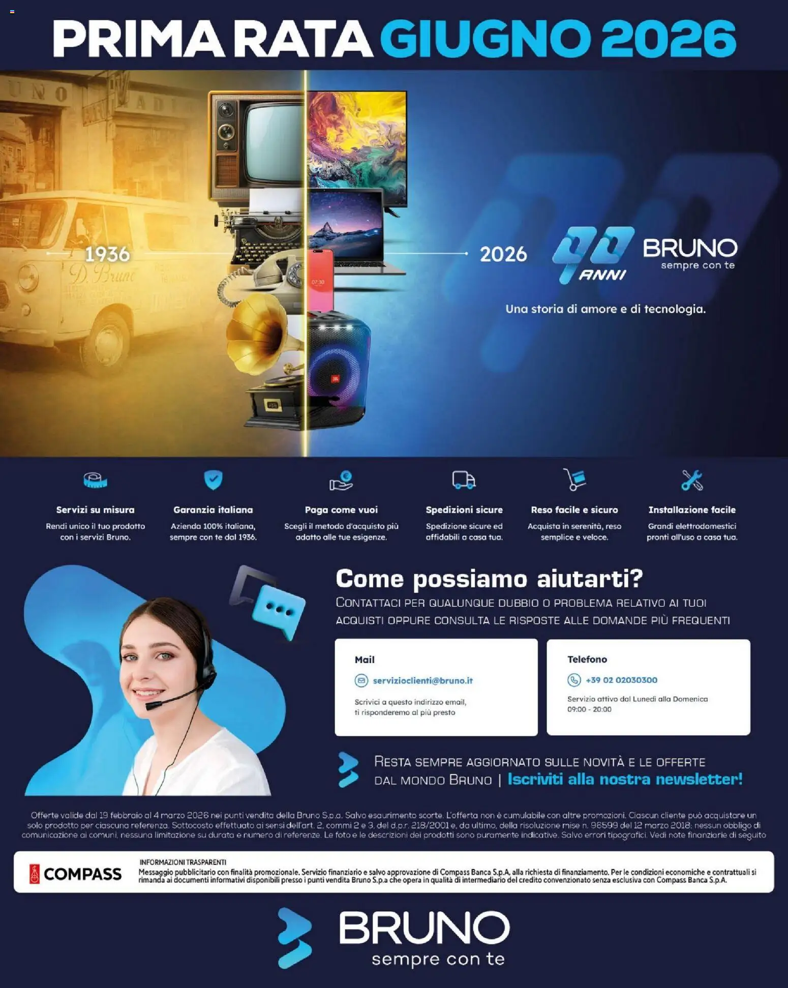 Volantino BRUNO del 19.02.2026 | Pagina: 39 | Prodotti: Tè, Telefono