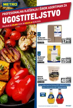 Metro - Profesionalna rješenja za ugostiteljstvo - Pregled kataloga iz trgovine Metro, vrijedi od 01.04.2026