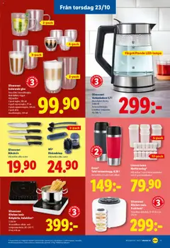 Lidl - erbjudanden - Förhandsvisning av reklamblad från butik Lidl aktuell från 20.10.2025 | Sida: 21 | Produkter: Vattenkokare
