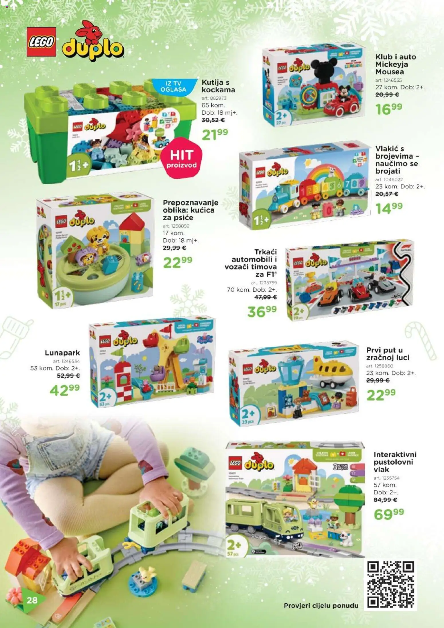 Baby Center katalog | vrijedi od 03.12.2025 | Stranica: 28 | Proizvodi: Kutija, Tv, Lego