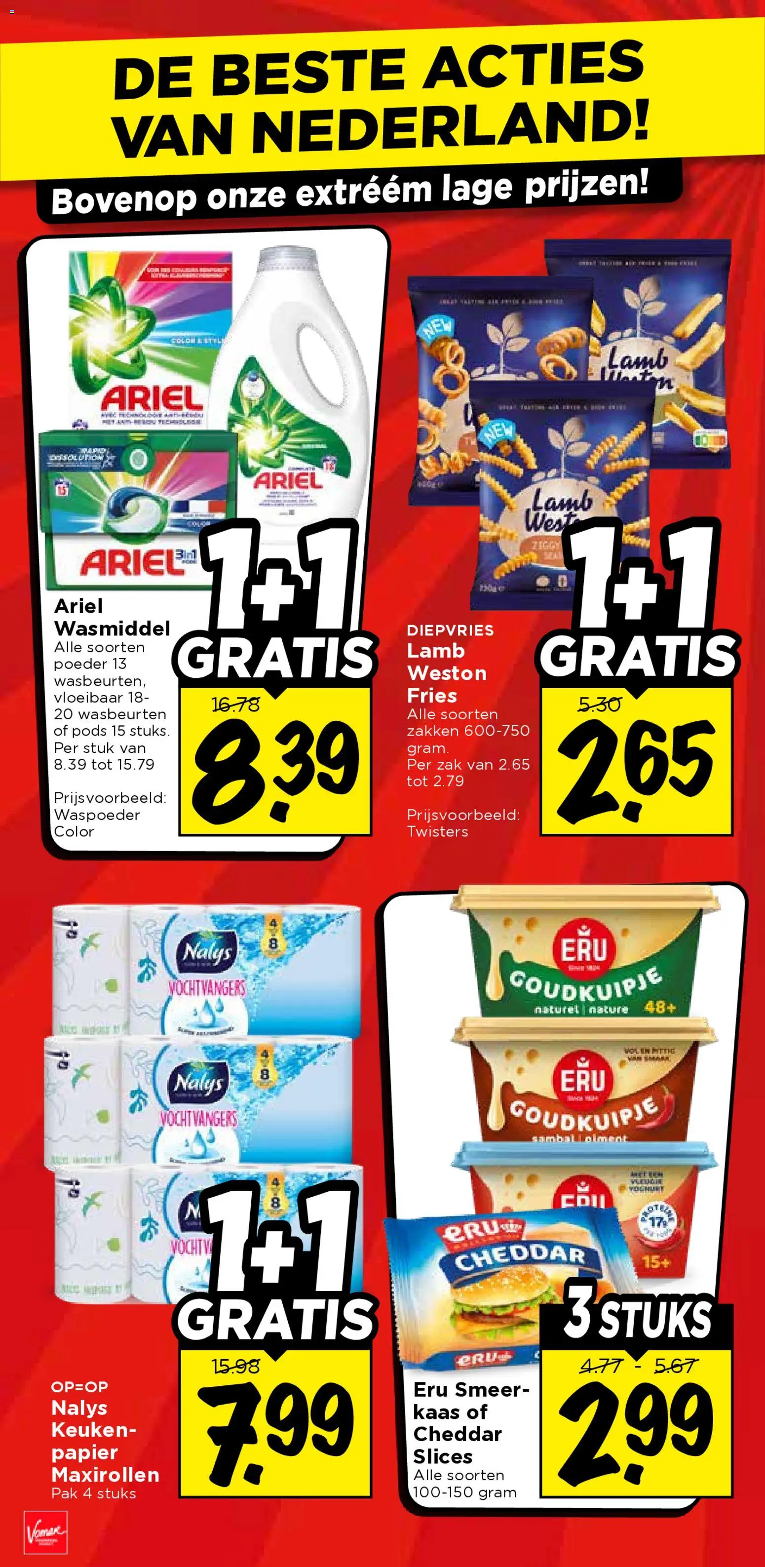 {H1} | Pagina: 4 | Producten: Wasmiddel, Kaas, Zak, Poeder