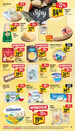 Náhled letáku Albert leták - Supermarket od 25.03.2026 | Strana: 19 | Produkty: Tavený sýr, Sýry, Čerstvý sýr, Cottage