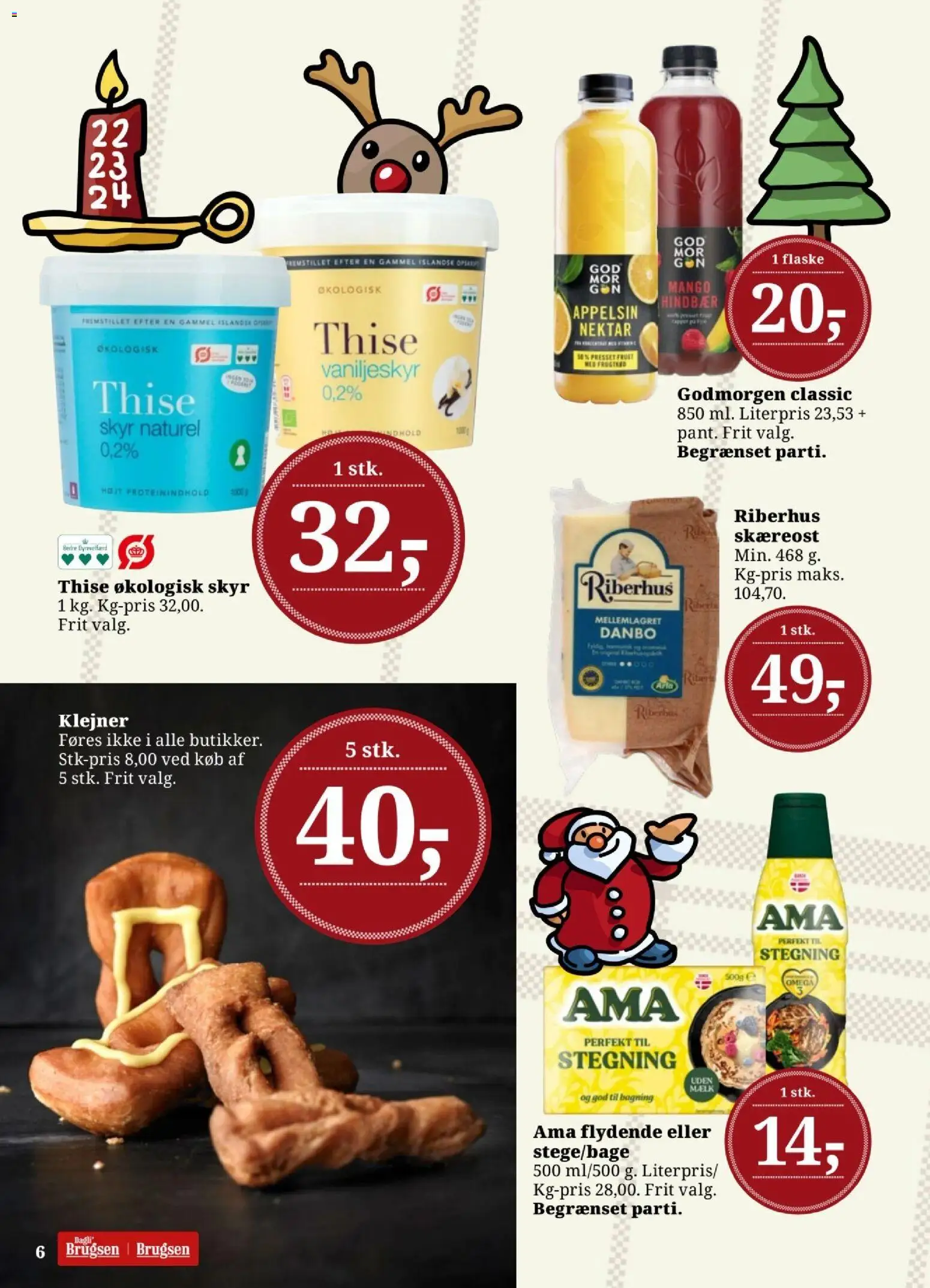 Dagli'Brugsen tilbudsavis – gyldig fra 05.12.2025 | Side: 6 | Produkter: Mango, Skyr, Hindbær
