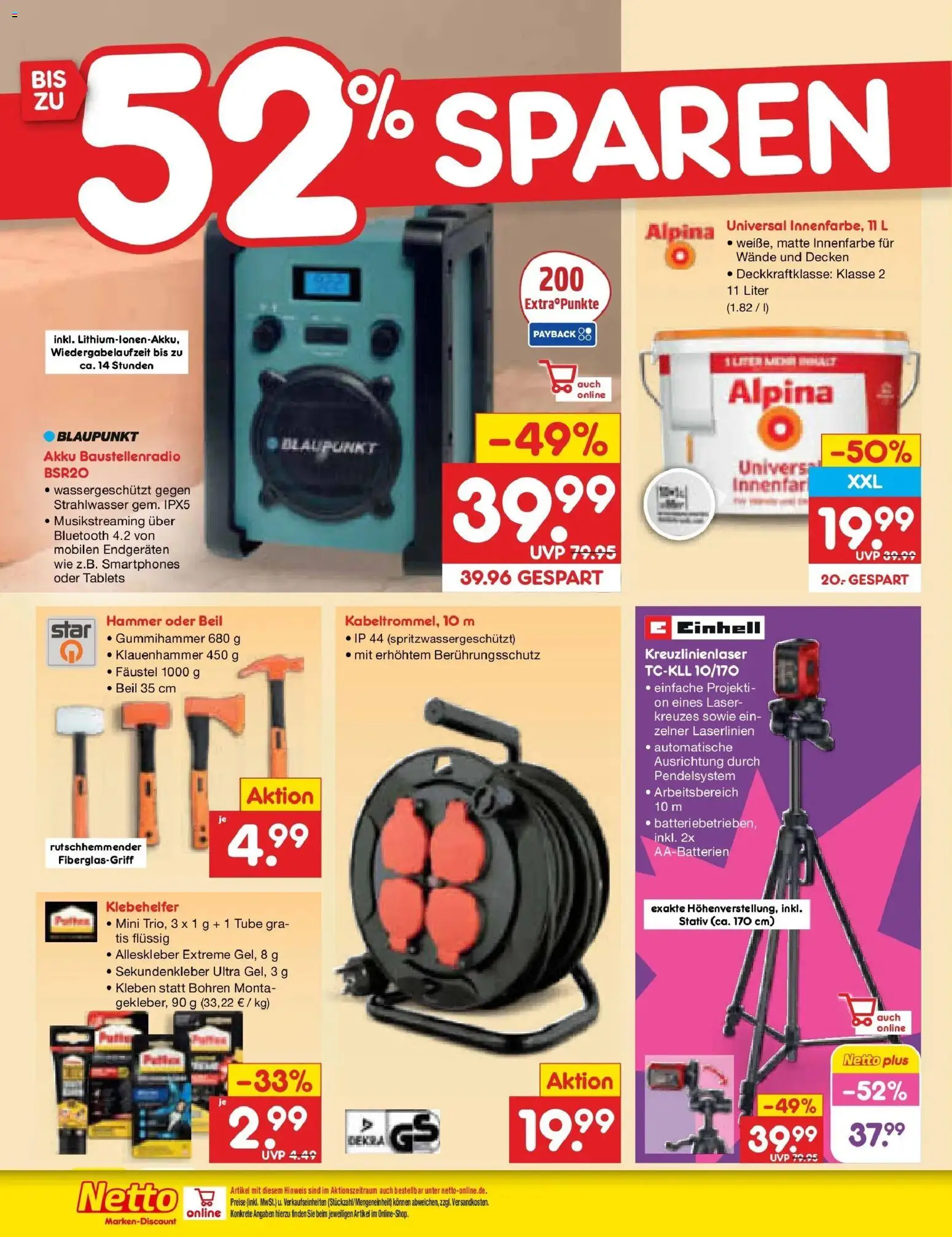 Netto Marken-Discount Prospekt Bitterfeld-Wolfen	 – gültig ab 13.04.2026 | Seite: 44 | Produkte: Smartphones, Stativ