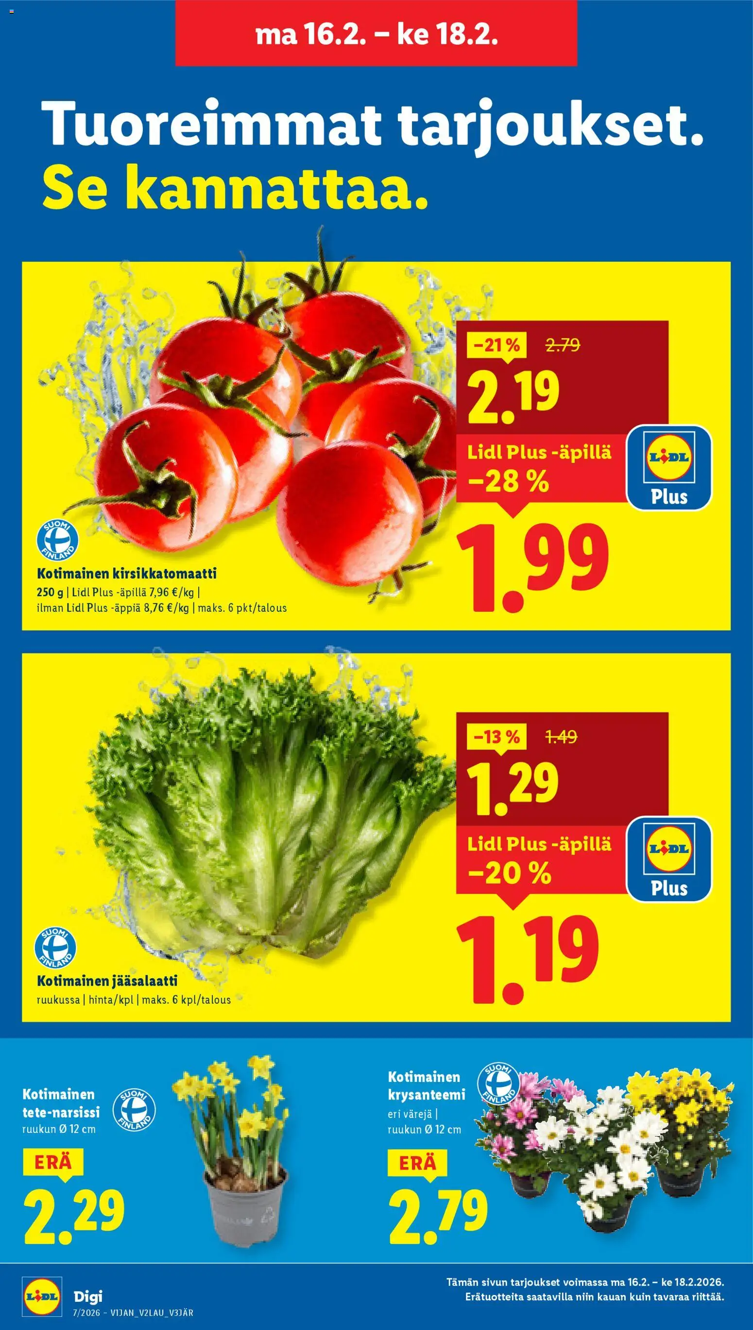 Lidl tarjoukset - Helsinki – voimassa 12.02.2026 alkaen | Sivu: 19