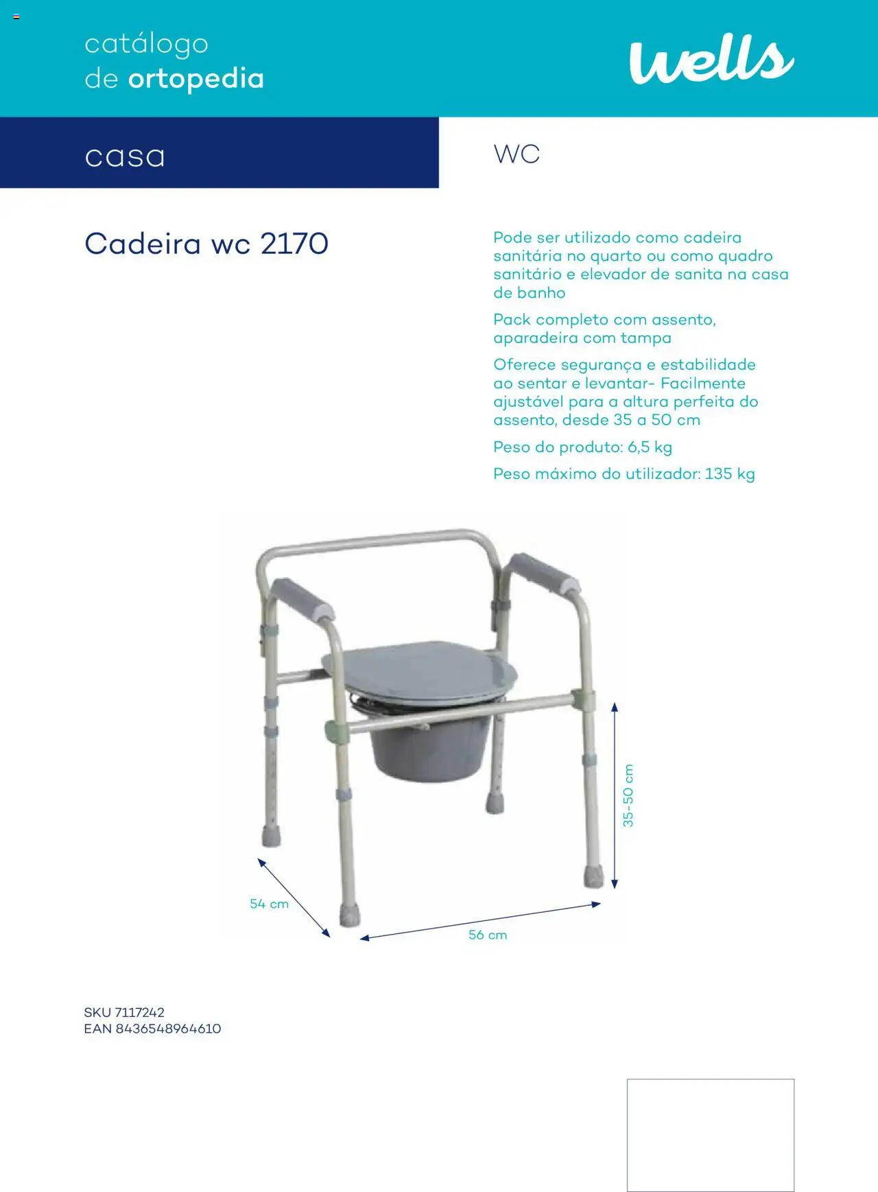 Well’s Catálogo de Ortopedia │ válido de 12.02.2024 | Página: 149 | Produtos: Quadro, Cadeira, Casa de banho, Banho
