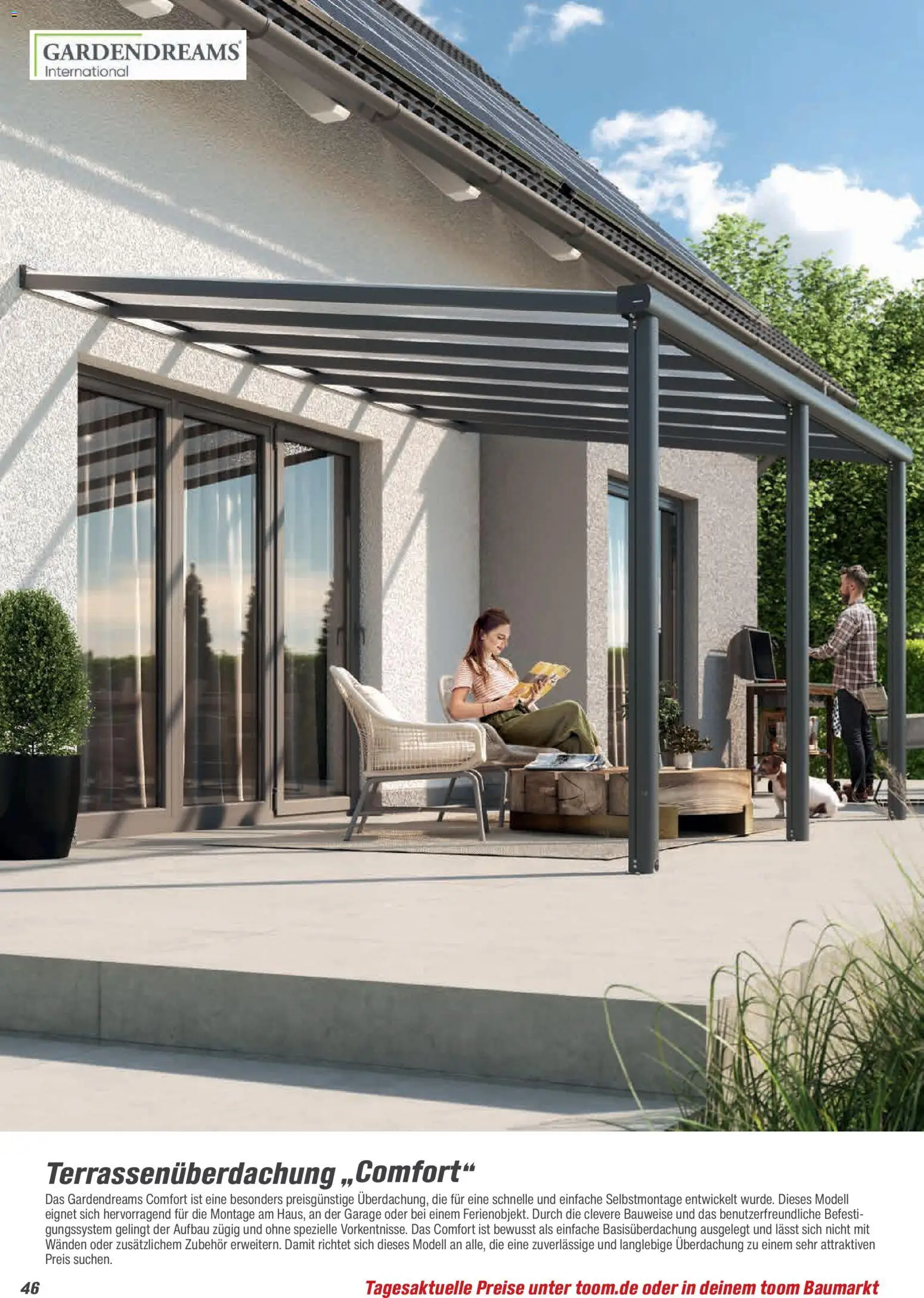 Toom Baumarkt Gartenhäuser & Carports 2026 – gültig ab 20.02.2026 | Seite: 46