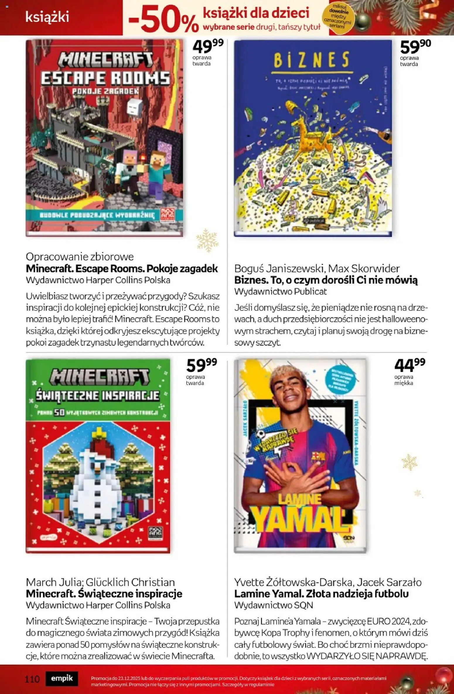 Empik promocje - Tom kultury Książki od 10.12.2025 | Strona: 110 | Produkty: Książki