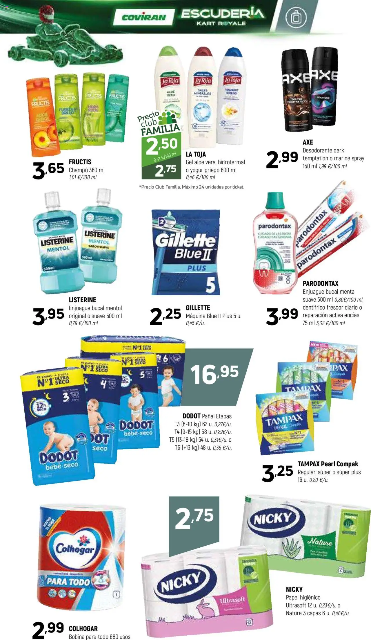 Coviran ofertas │ válido desde el 07.10.2025 | Página: 18 | Productos: Champú, Enjuague bucal, Yogur, Μαγειρική εστία