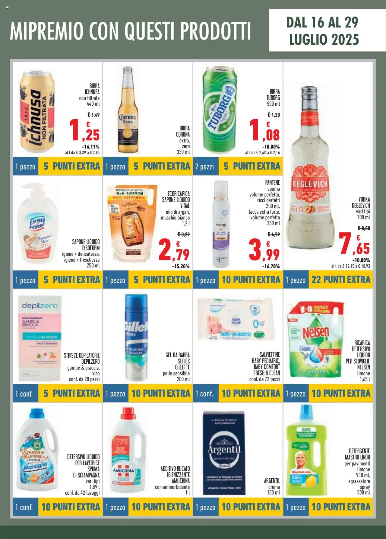 Volantino Conad del 16.07.2025 | Pagina: 7 | Prodotti: Lacca, Sapone, Olio, Lavatrice