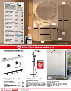 Bauhaus leták platný od 07.04.2026 | Strana: 38 | Produkty: Nábytok, Kupeľňový nábytok, Skrinka pod umývadlo, Sprchový kút