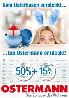 Ostermann - Möbel Ostermann: Neue Möbel wirken Wunder. ab 27.03.2026 gültig