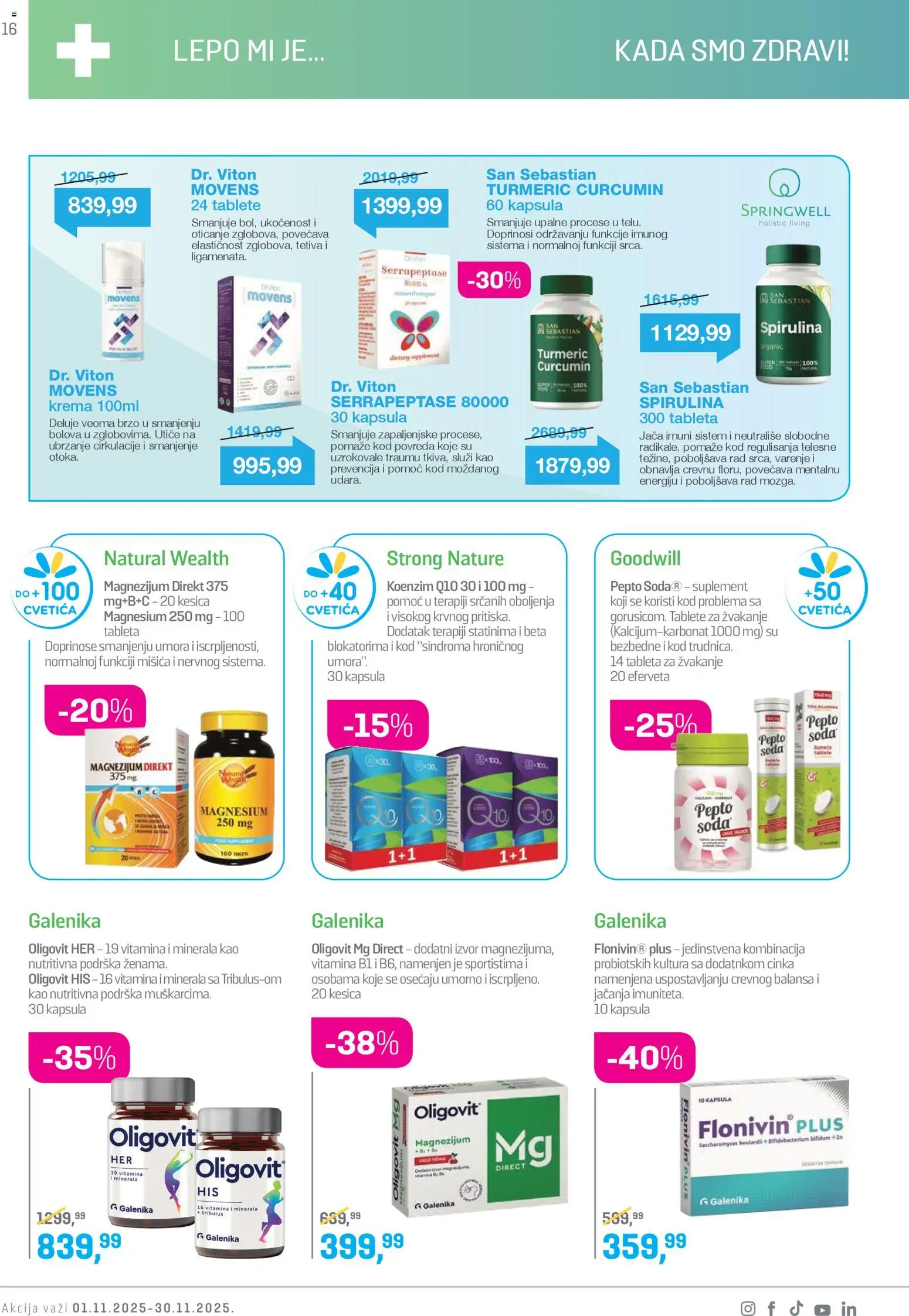 Lilly drogerie katalog - važi od 01.11.2025 | Strana: 16 | Proizvode: Krema
