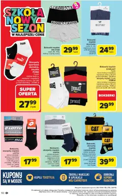 Carrefour - Gazetka Szkoła nowy sezon od 28.07.2025 | Strona: 62 | Produkty: Bokserki, Bokserki męskie, Naklejki, Tekstylia
