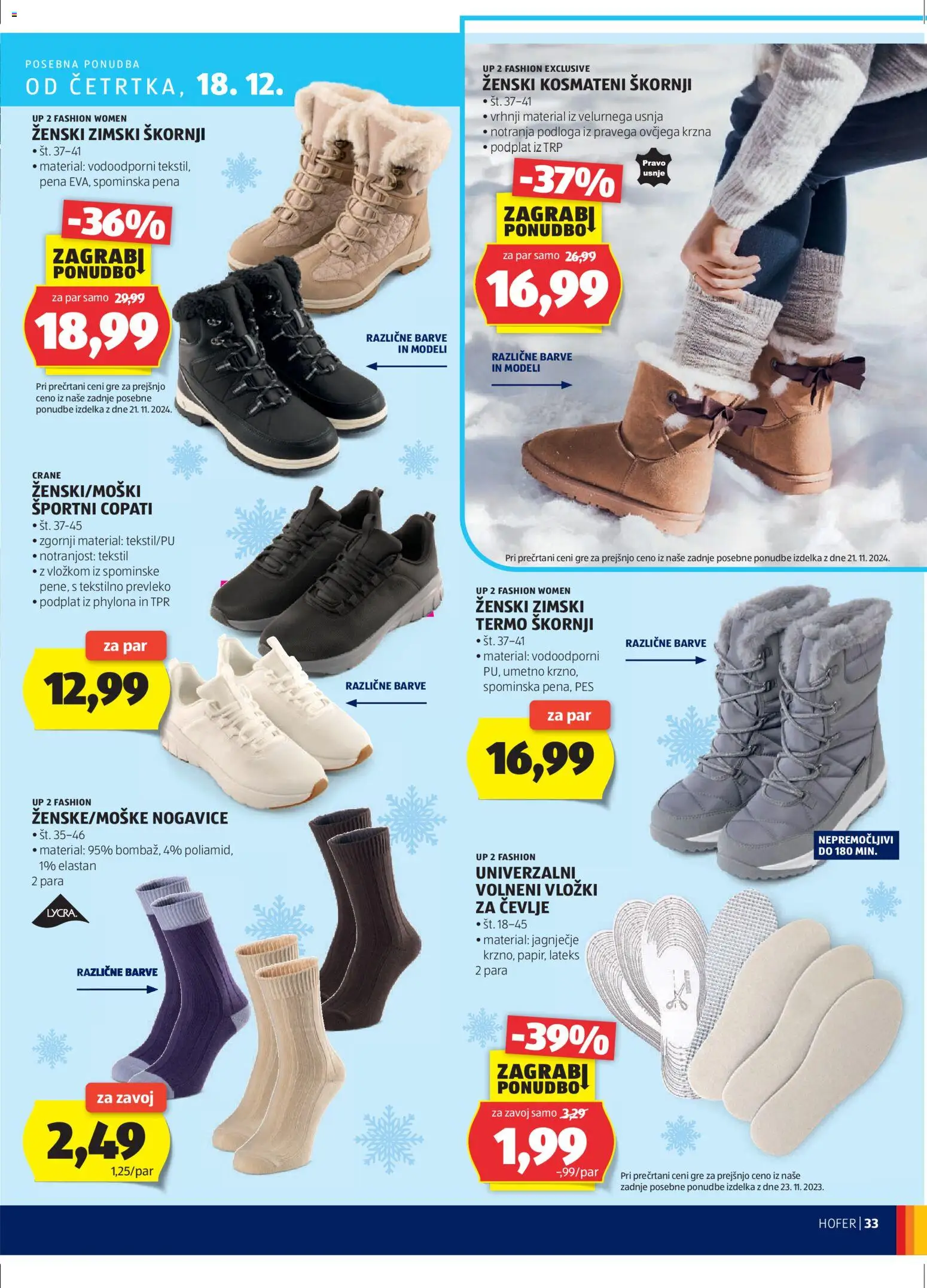 Hofer SI katalog | vrijedi od 11.12.2025 | Stranica: 33