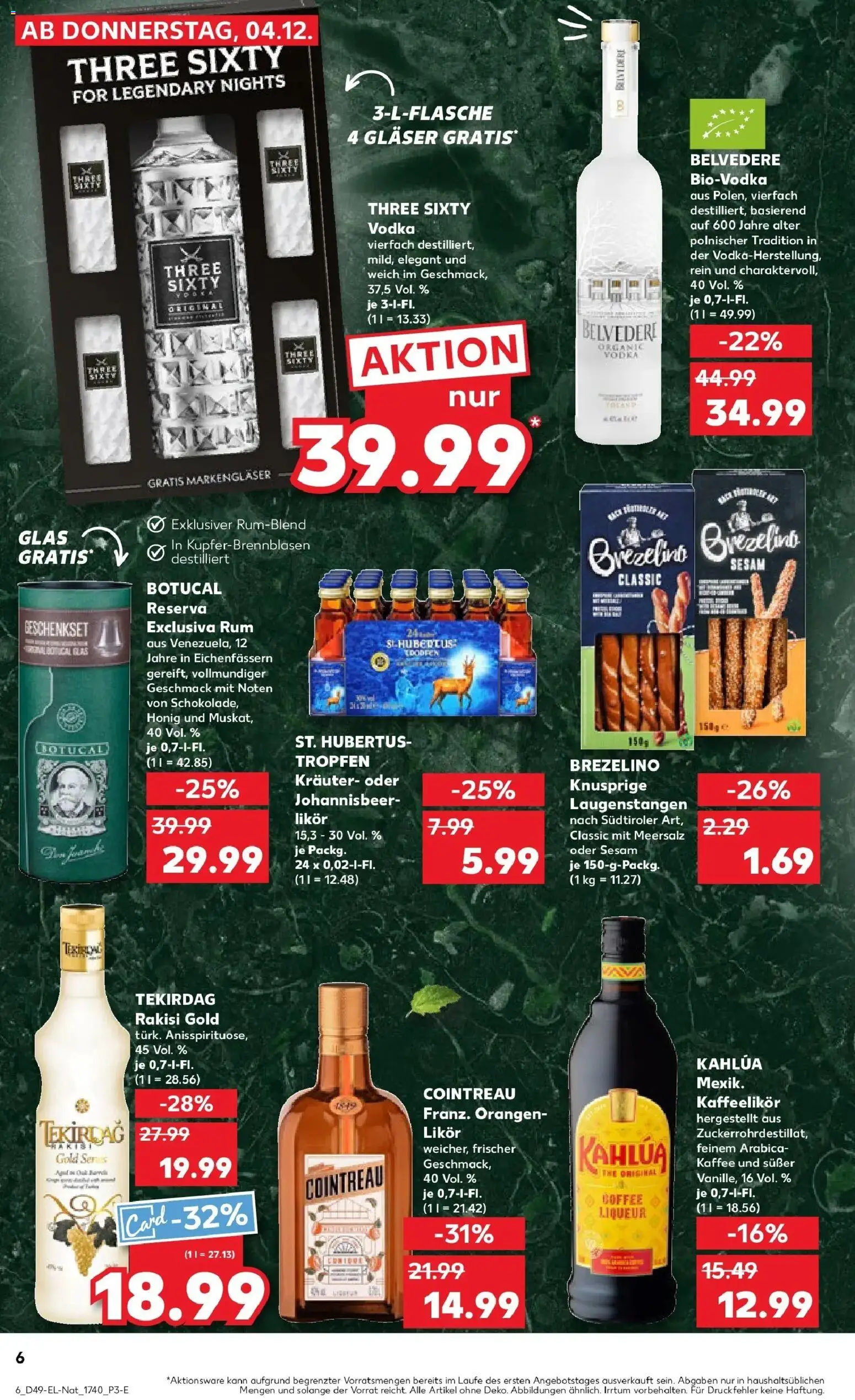 Kaufland prospekt Bernburg (Saale)	 – gültig ab 08.12.2025 | Seite: 72 | Produkte: Kaffee, Likör, Rum, Orangen