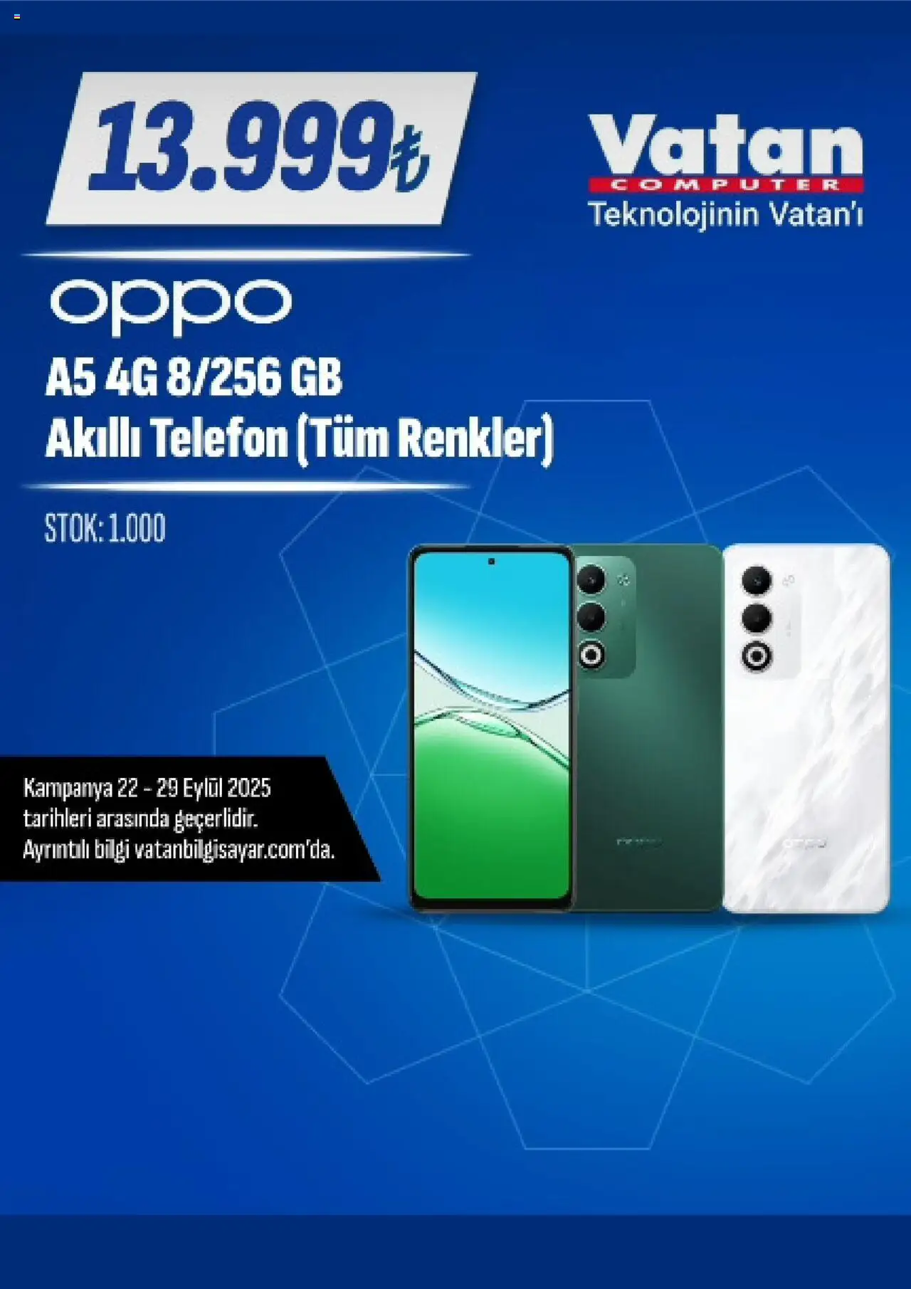 Vatan Bilgisayar İndirim - 22.09.2025 tarihinden itibaren geçerlidir | Sayfa: 3 | Ürünler: Telefon, Akıllı telefon