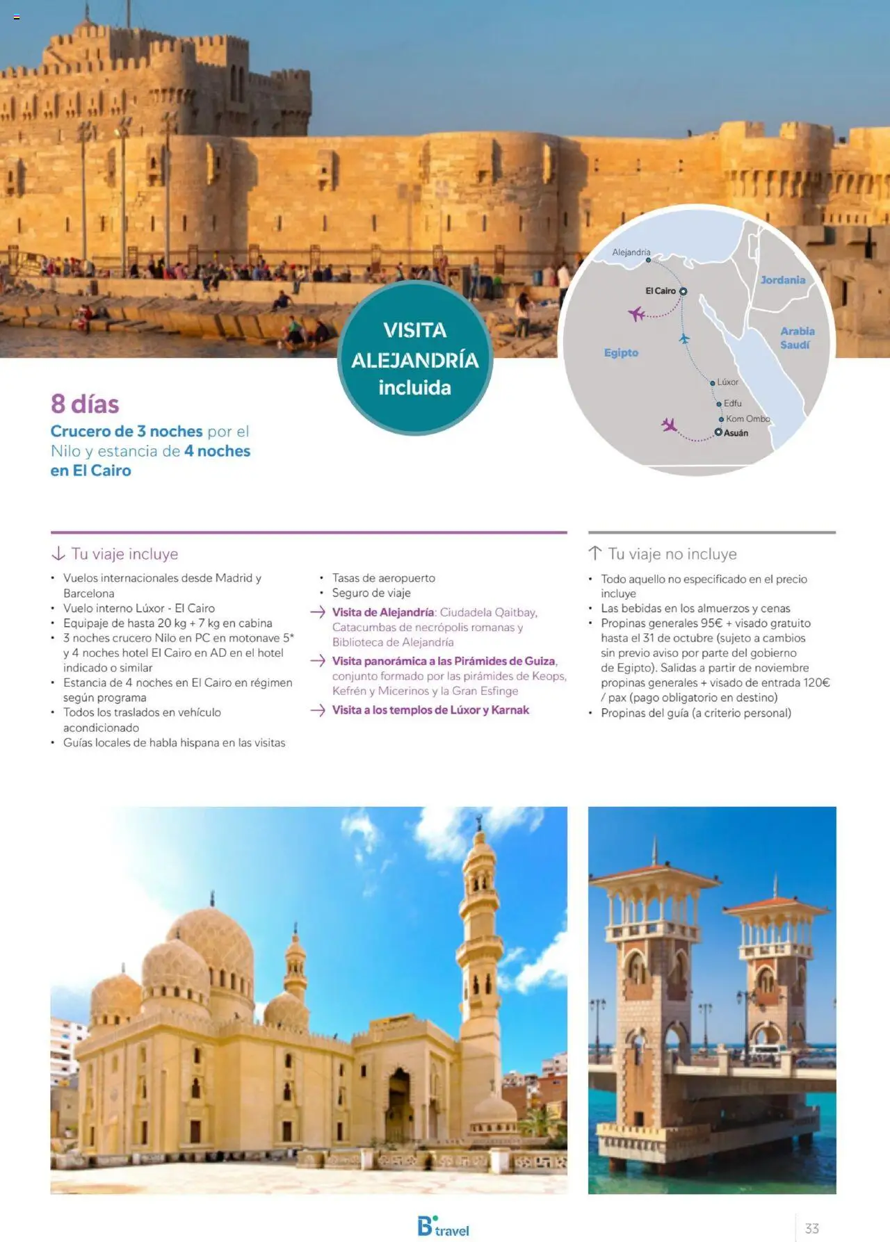 B the travel brand Egipto │ válido desde el 01.07.2025 | Página: 33
