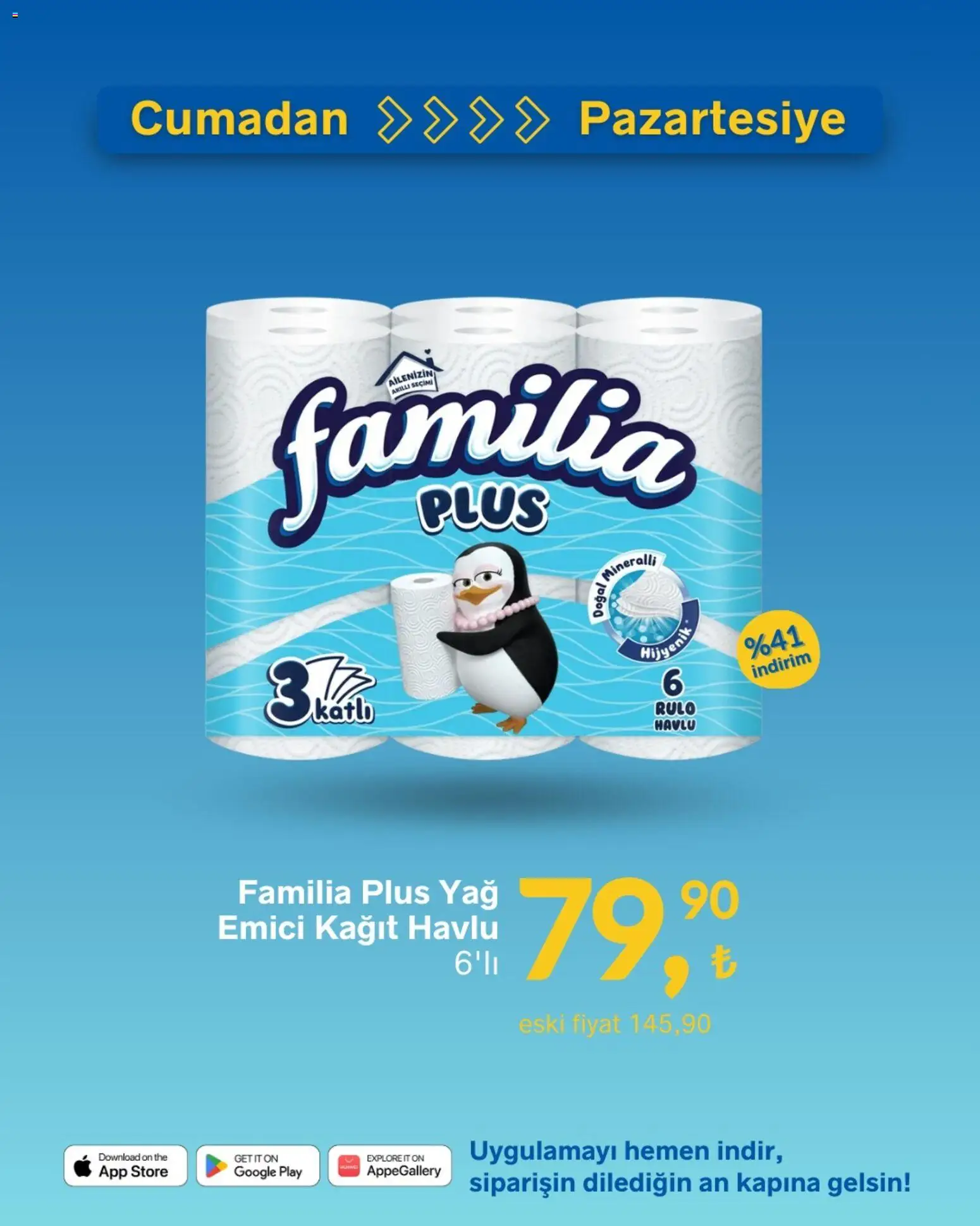 Gürmar Cumadan Pazartesiye - 23.01.2026 tarihinden itibaren geçerlidir | Sayfa: 8 | Ürünler: Yağ, Kağıt havlu