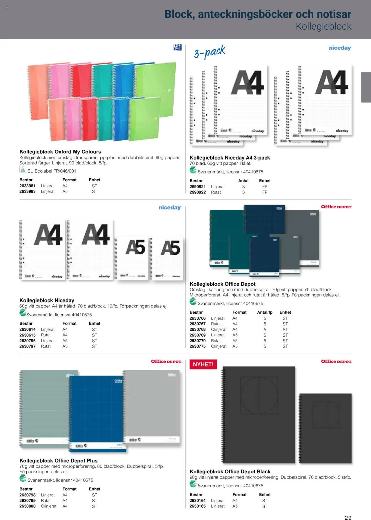 Office Depot reklamblad aktuell från 15.02.2024 | Sida: 31 | Produkter: Papper, Kartong