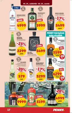 BECHEROVKA GRAPEFRUIT*, 20% alkoholtartalom, 0,5 liter, 6398 Ft/liter - amely érvényes a következő dátumtól: 19.03.2026 | Oldal: 21