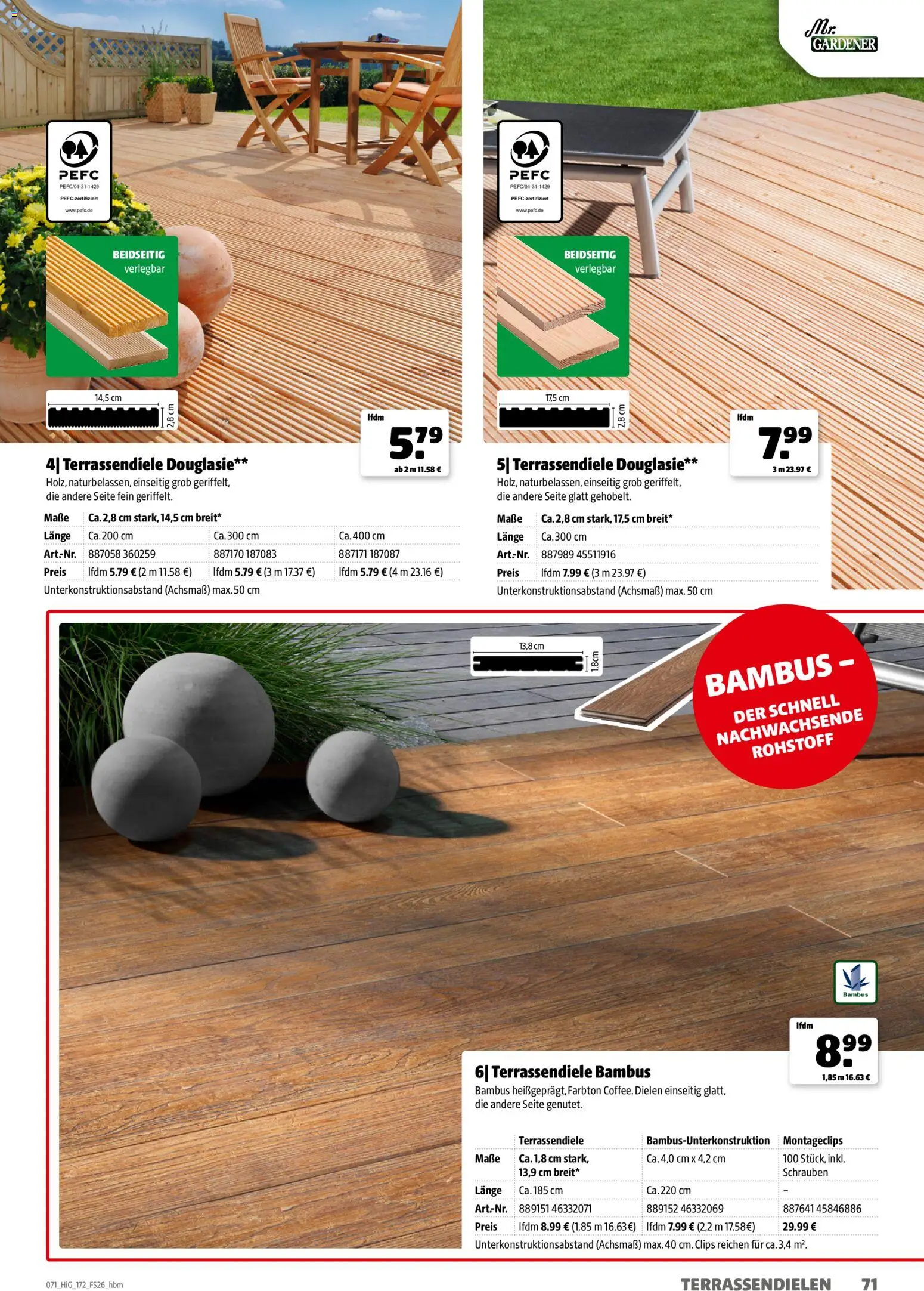 Hagebau Gartengestaltungsortiment – gültig ab 02.03.2026 | Seite: 71