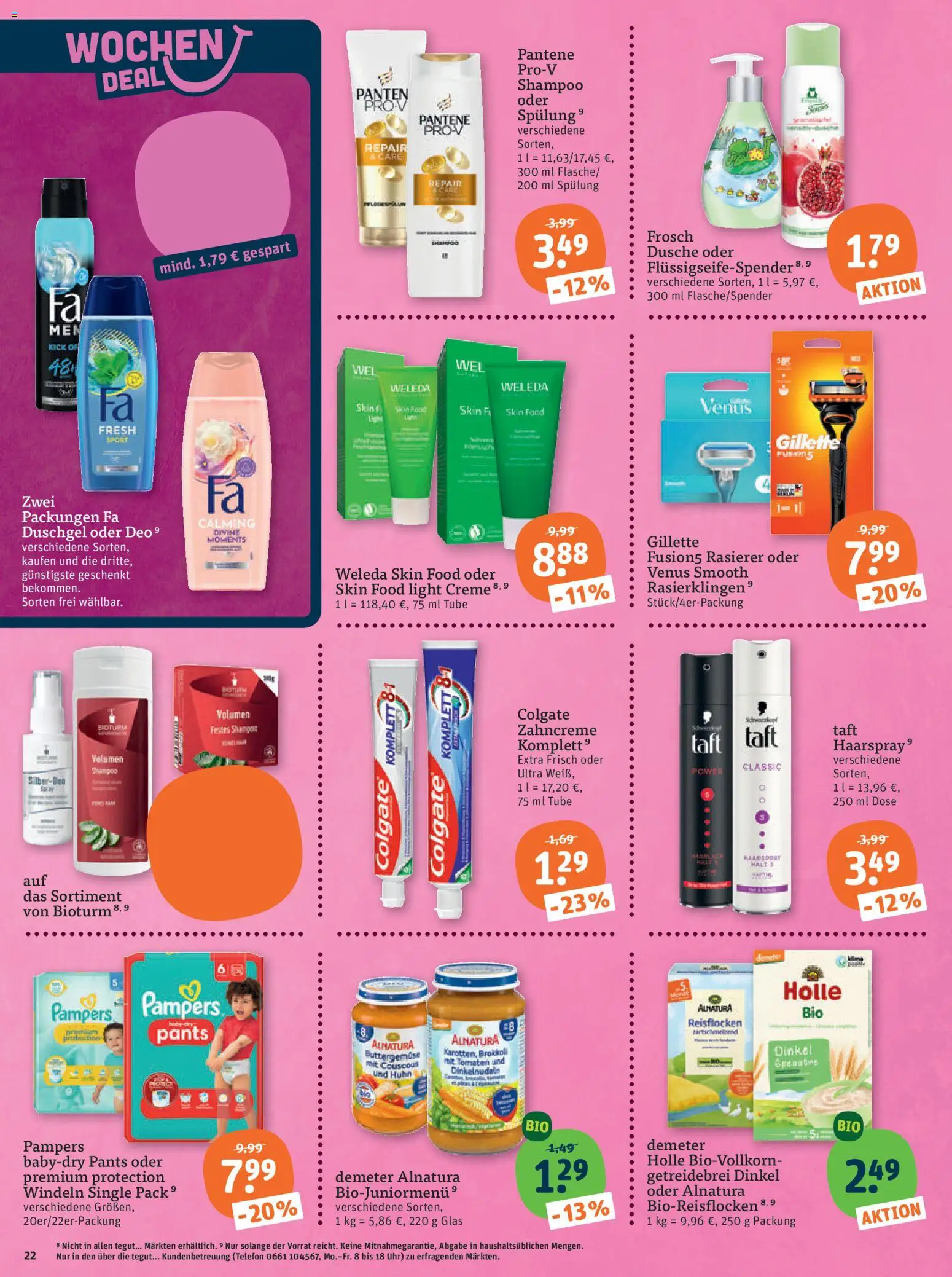 Tegut Prospekt – gültig ab 29.12.2025 | Seite: 24 | Produkte: Rasierer, Tomaten, Spülung, Duschgel
