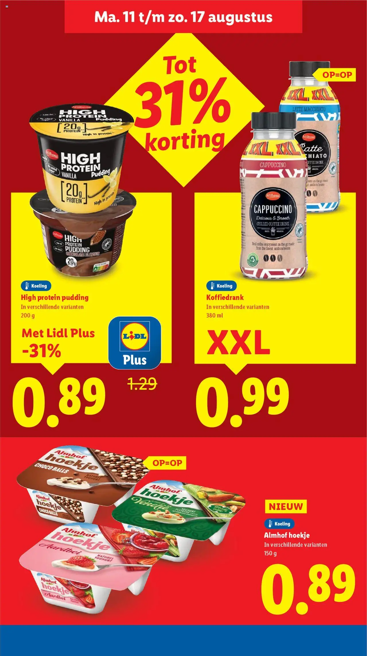  | Pagina: 12 | Producten: Yoghurt, Pudding, Cappuccino, Aardbei
