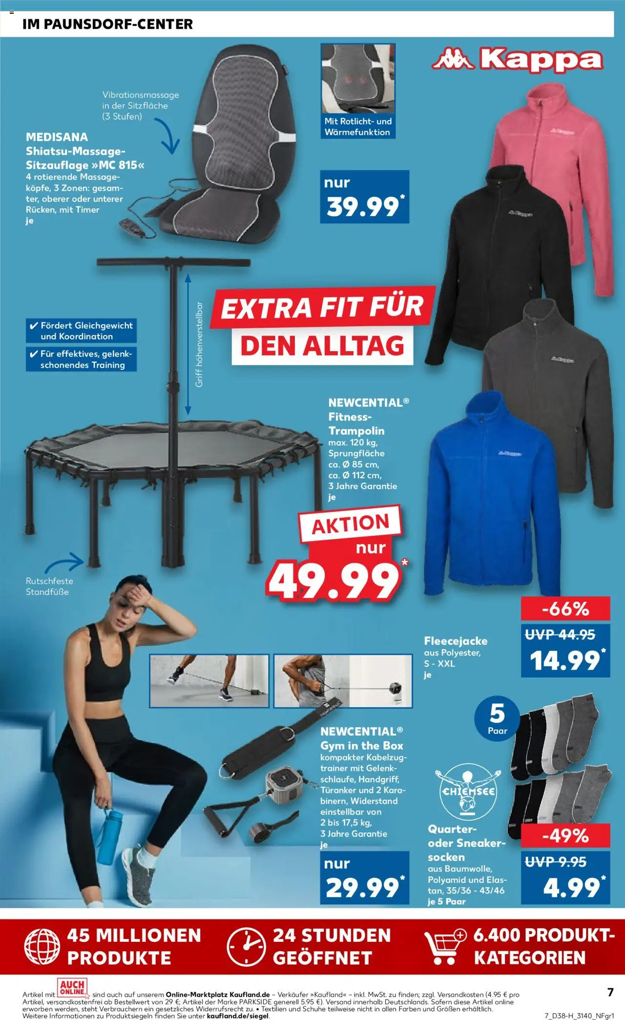 Kaufland prospekt Leipzig	 – gültig ab 18.09.2025 | Seite: 7 | Produkte: Box, Trampoline, Socken