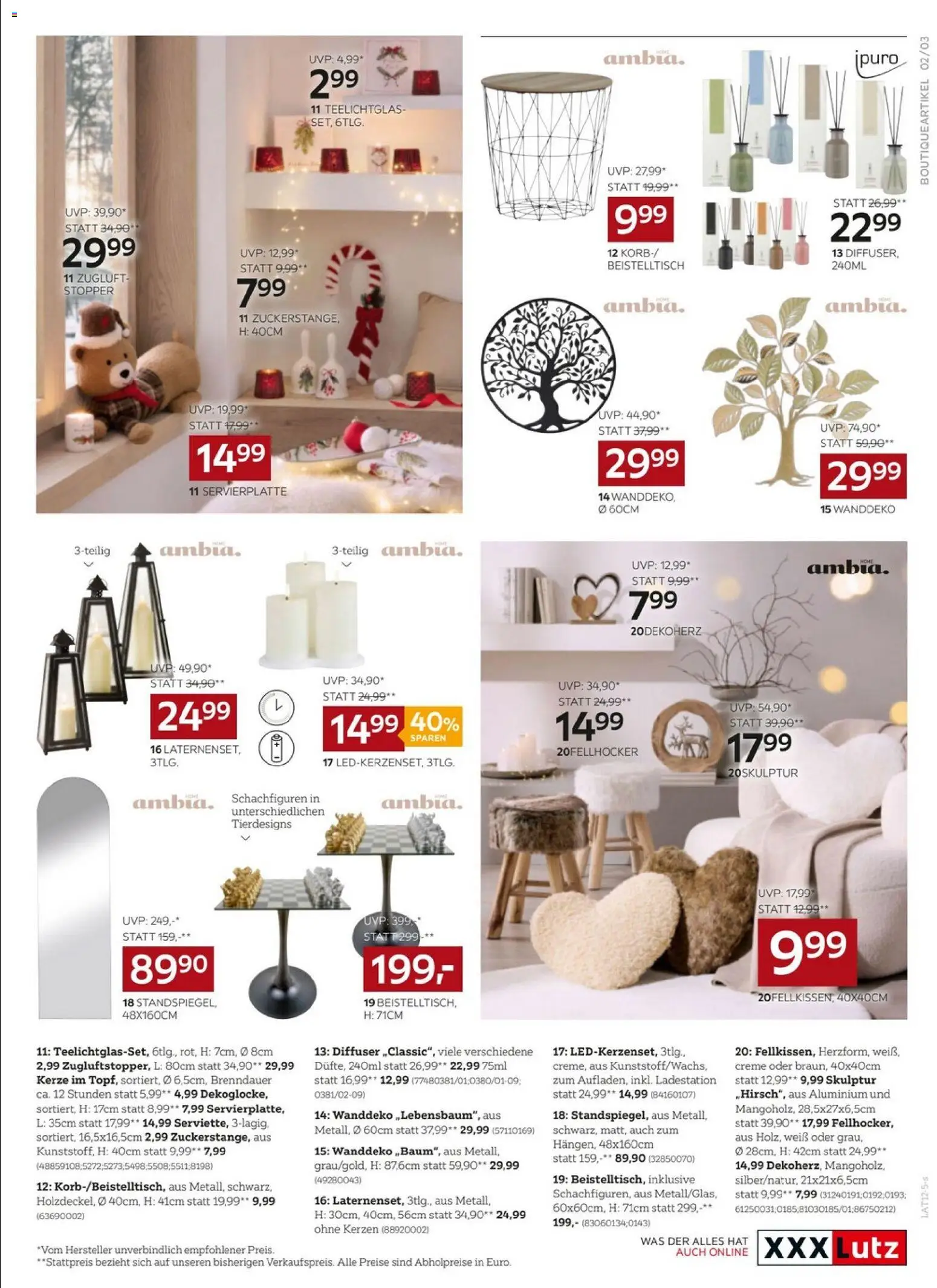 XXXLutz Jubiläumsangebote gültig ab 25.11.2025 | Seite: 3 | Produkte: Creme