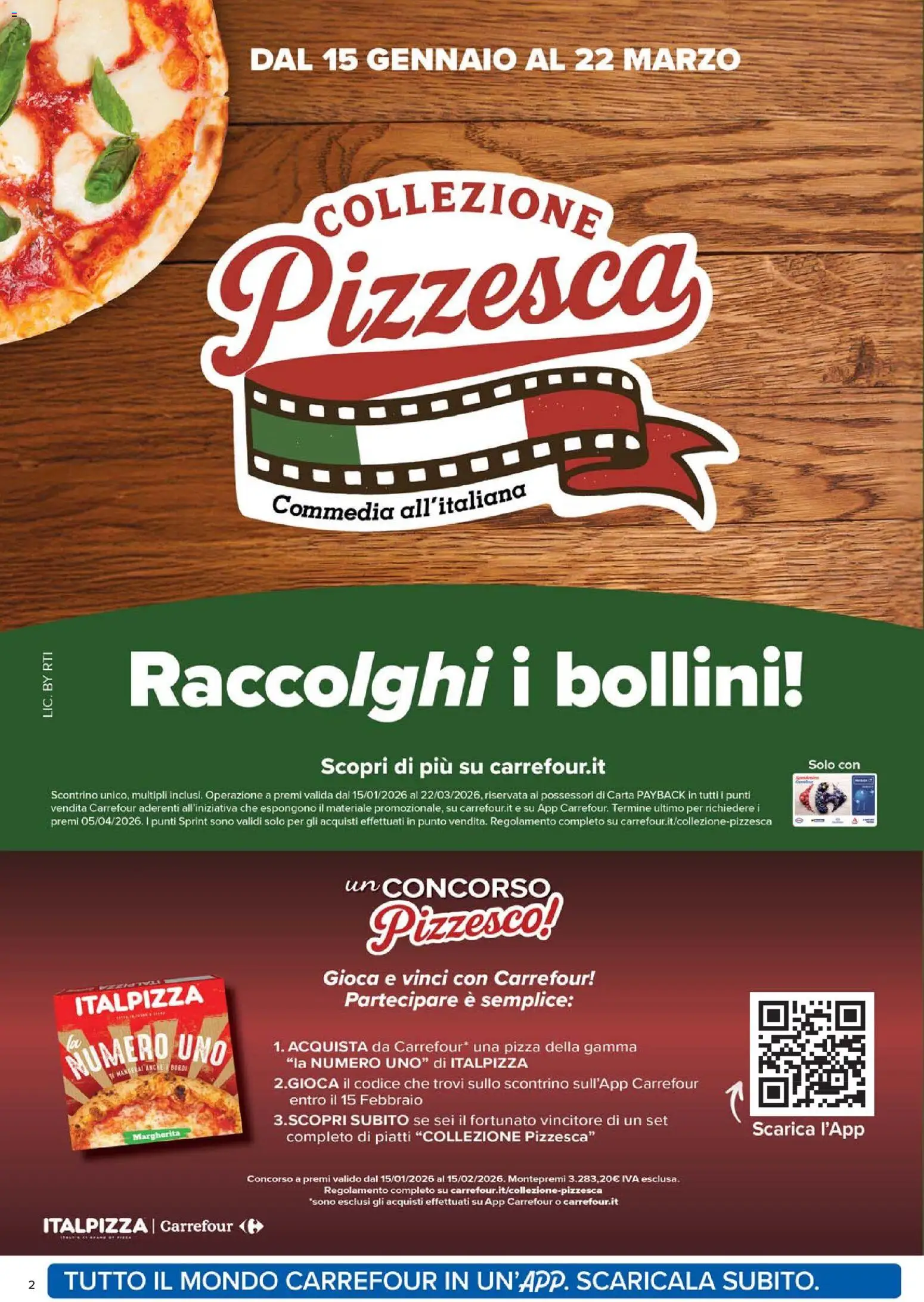 Volantino Carrefour del 15.01.2026 | Pagina: 2 | Prodotti: Pizza