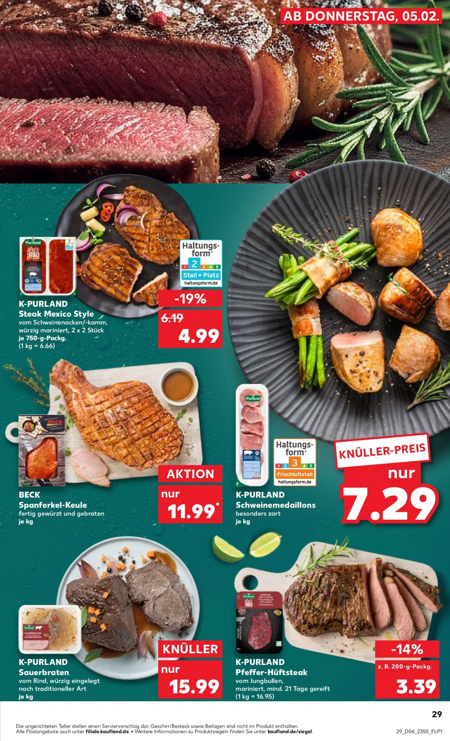 Kaufland prospekt Völklingen	 – gültig ab 05.02.2026 | Seite: 29 | Produkte: Steak