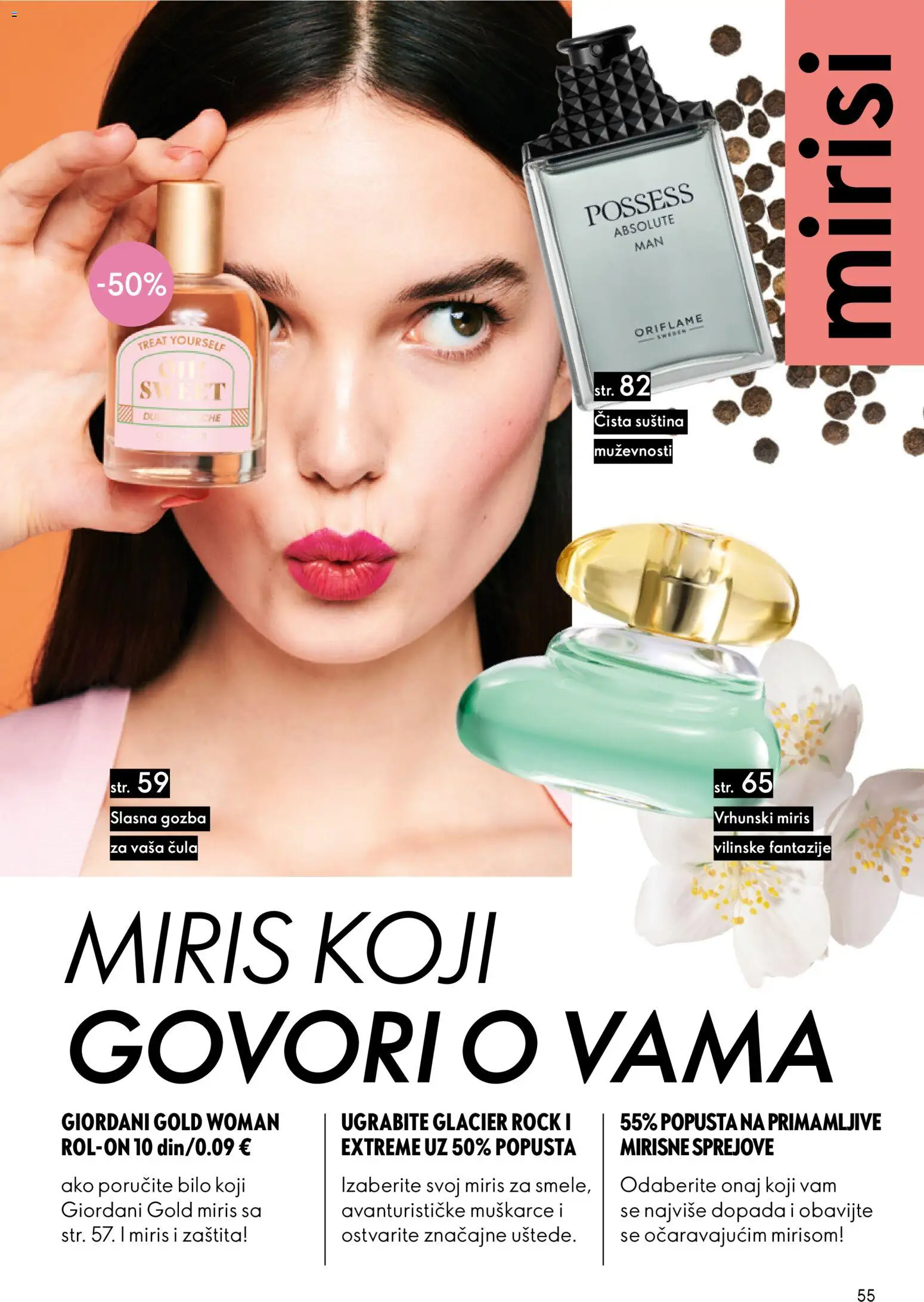 Oriflame katalog - važi od 31.12.2025 | Strana: 55 | Proizvode: Miris