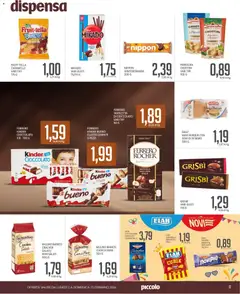 Anteprima del volantino Volantino Piccolo	 valido a partire dal 02.02.2026 | Pagina: 17 | Prodotti: Pane, Cioccolato, Crostini, Barretta
