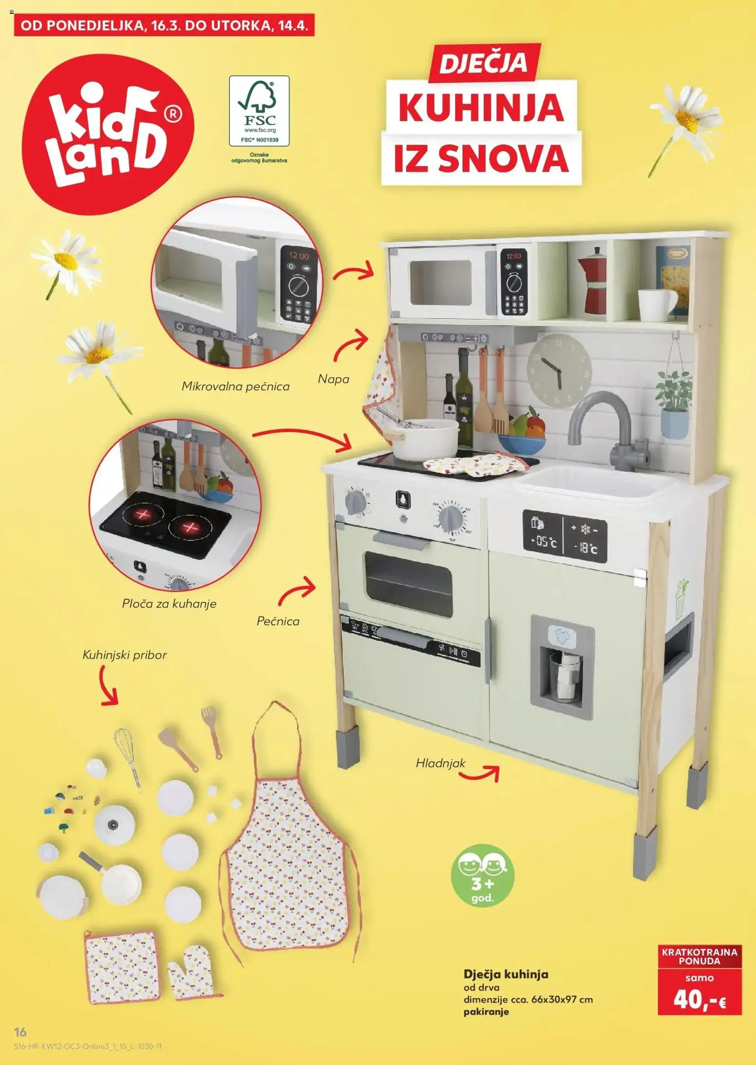 Kaufland katalog | vrijedi od 15.03.2026 | Stranica: 16 | Proizvodi: Kuhinja, Pećnica, Ploča za kuhanje, Mikrovalna pećnica