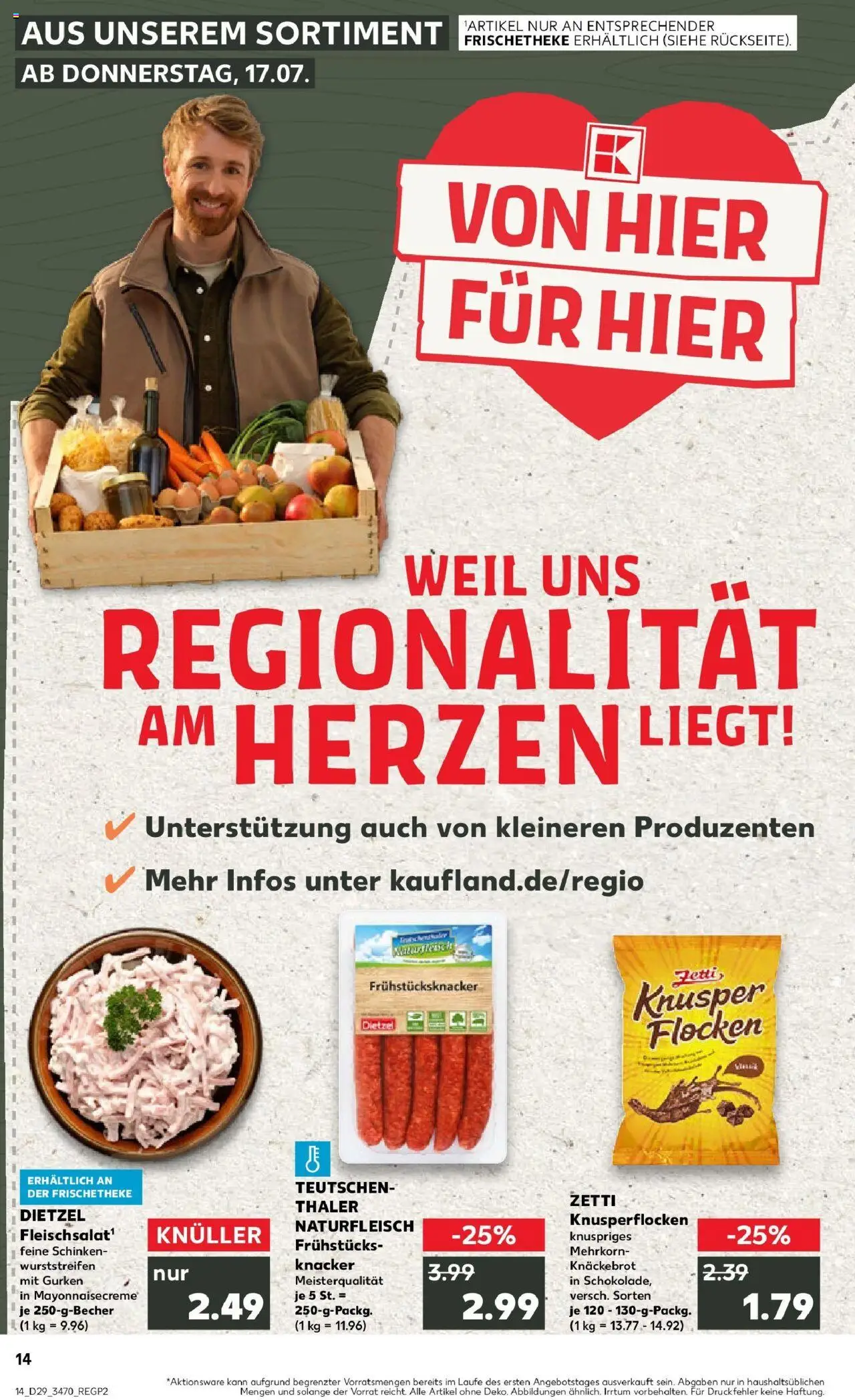 Kaufland prospekt Merseburg	 - gültig ab dem 21.07.2025 | Seite: 27 | Produkte: Schinken, Gurken, Flocken