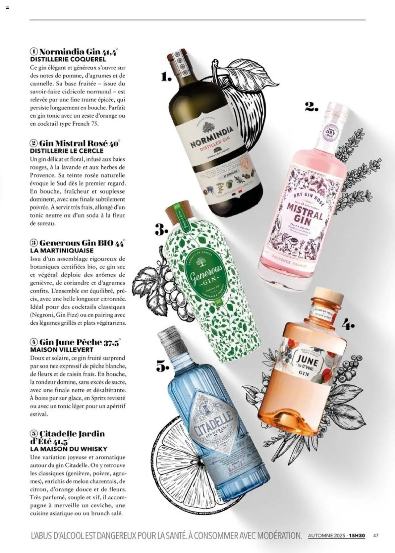  | Page: 47 | Produits: Melon, Lavande, Base, Gin