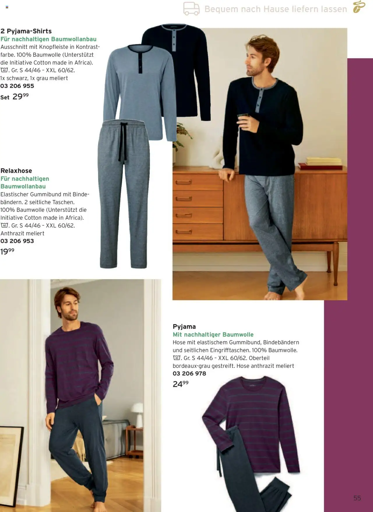 Katalog Tchibo Herbst – gültig ab 15.09.2025 | Seite: 55 | Produkte: Hose, Pyjama