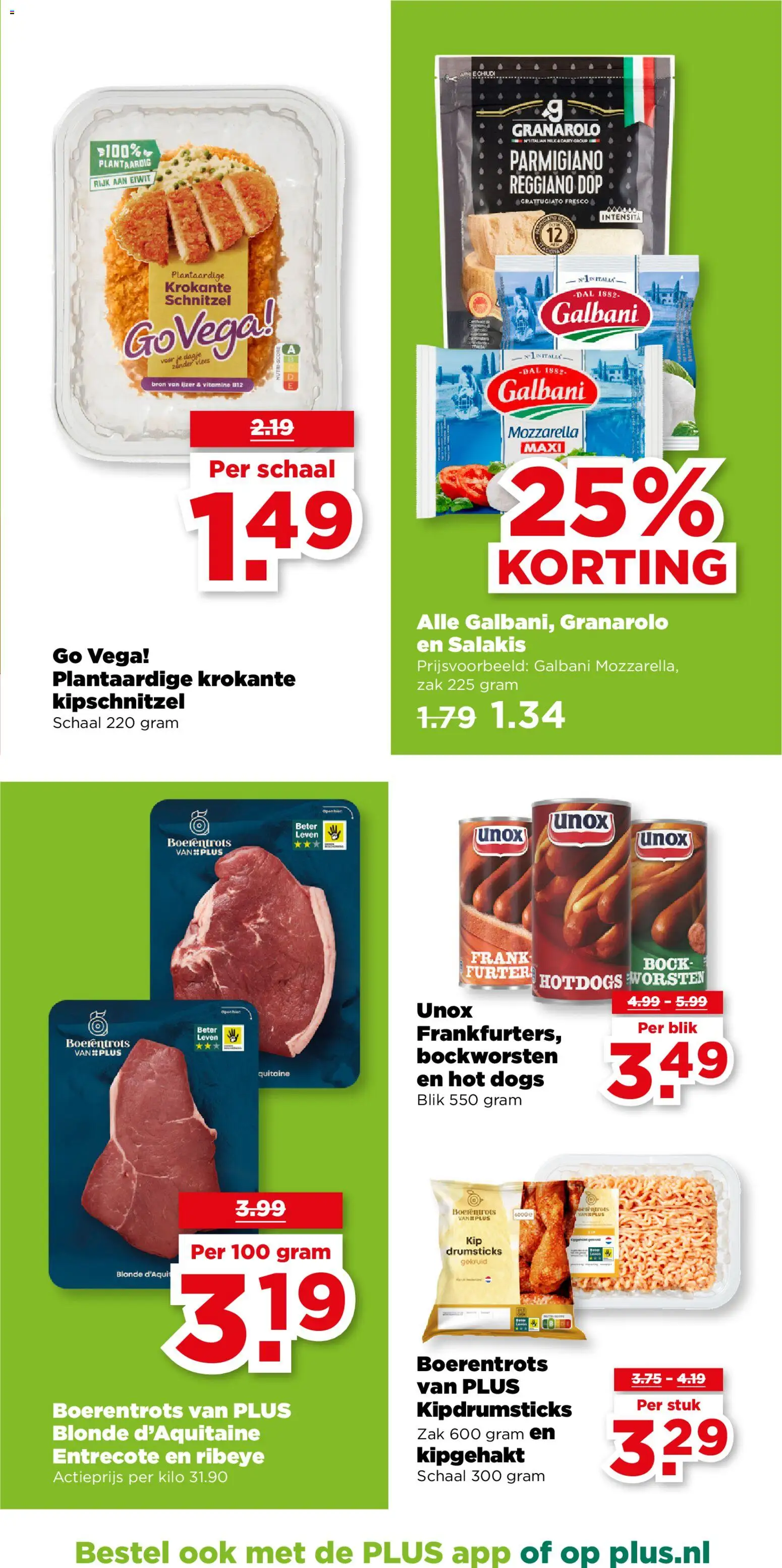 {H1} | Pagina: 29 | Producten: Schaal, Schnitzel, Zak, Mozzarella